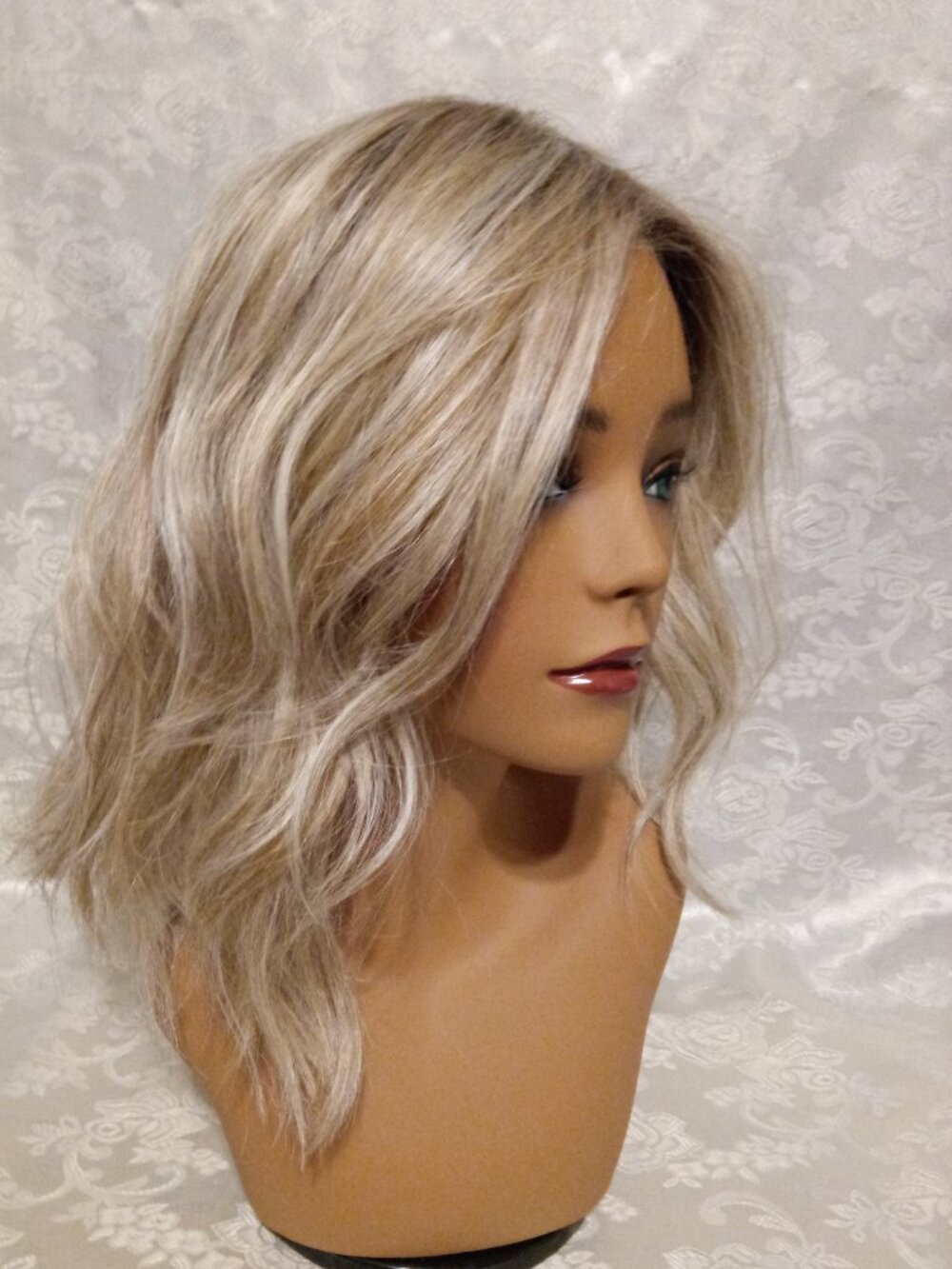 Amaretto - E by Belle Tress - Extended Lace Front Mono Part - Butterbeer Blonde